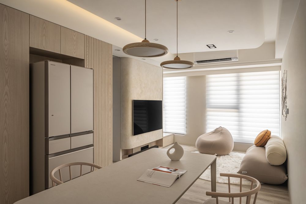 煦暮.13坪日式奶油X侘寂風