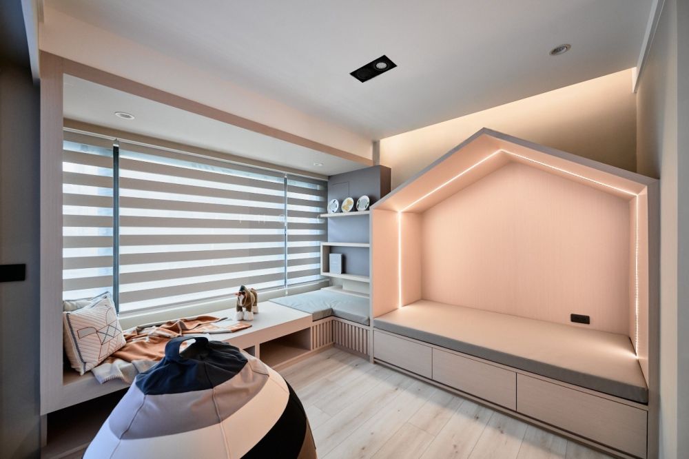 芃敘.44坪日式木質調X台式浪漫透天翻新