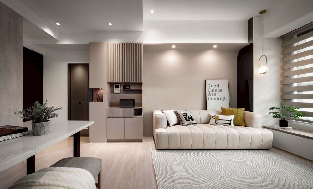 17坪奶油風現代宅 |暖序|The Creamy Axis