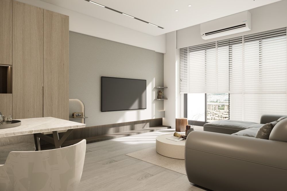 胡桃木 × 20坪現代沉穩風