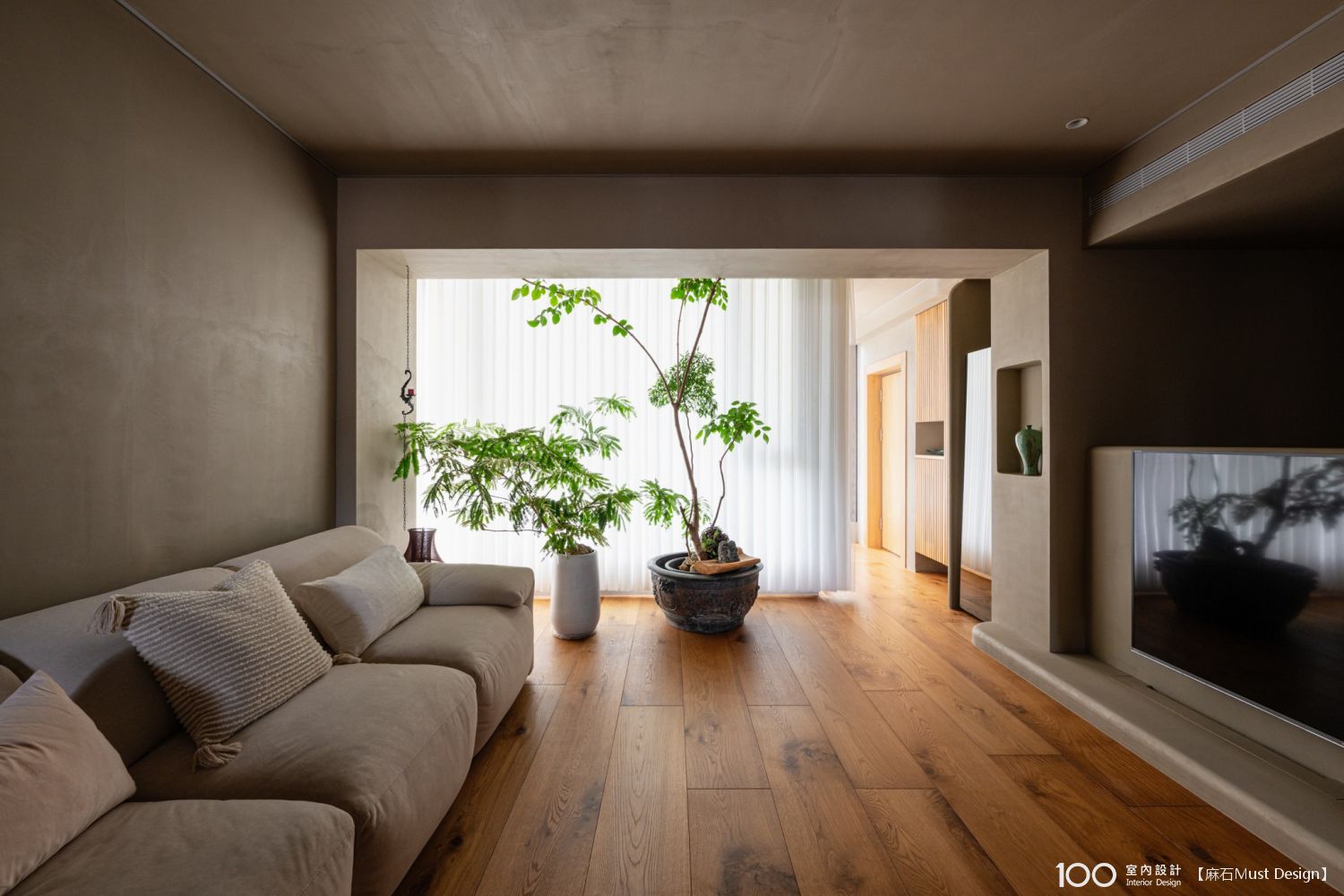 混搭風裝修 40坪 3房2廳2衛 500萬 台北市 ZOE House 裝修案例效果圖 - 100室內設計