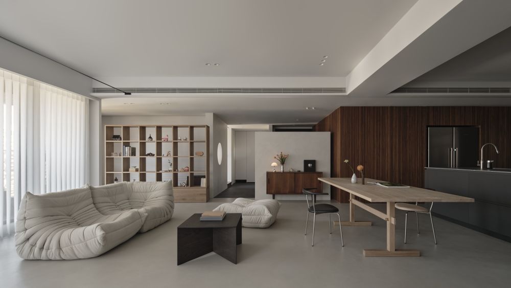 現代風裝修 45坪 2房2廳3衛 桃園市 no.527 T Residence 裝修案例效果圖 - 100室內設計