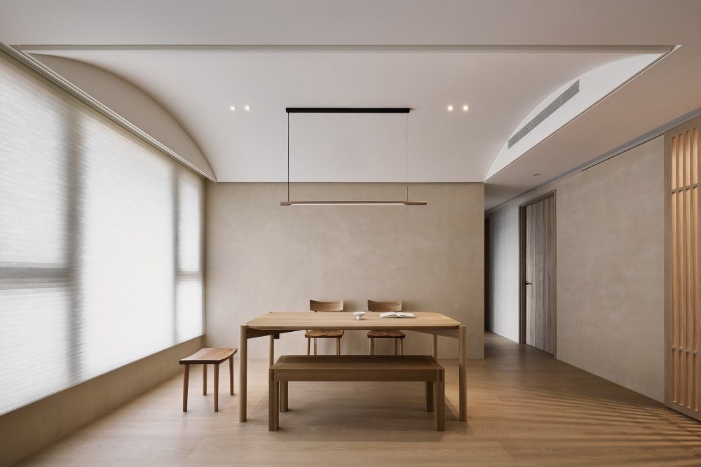 新北新莊｜窗光醃漬的鮭魚茶泡飯 30坪日式北歐宅