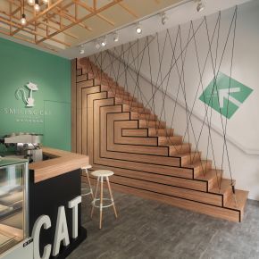 三峽-Smiling cat cafe-北歐風 北歐風 新成屋