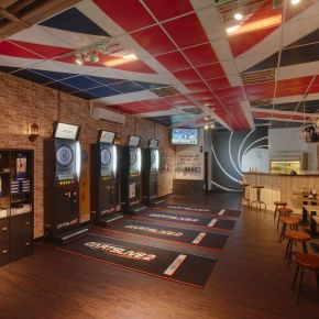 英倫風飛鏢店 工業風 老屋翻新