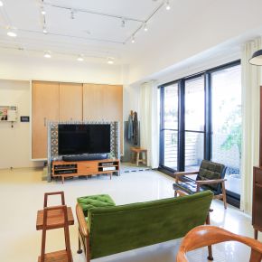 看似空白的住屋精神 混搭風 新成屋