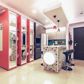 虹彩妹妹 混搭風 新成屋