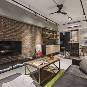 台中Z宅 工業風 新成屋