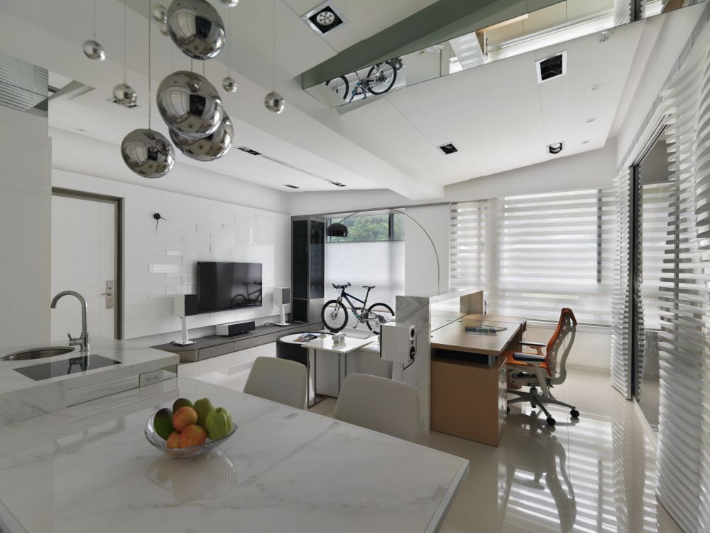 山光中的水影 現代風 毛胚屋