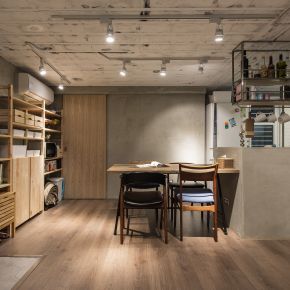 微裝修的26坪粗獷質樸宅 工業風 新成屋