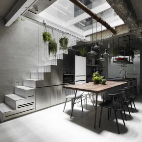 House W by KC 工業風 老屋翻新