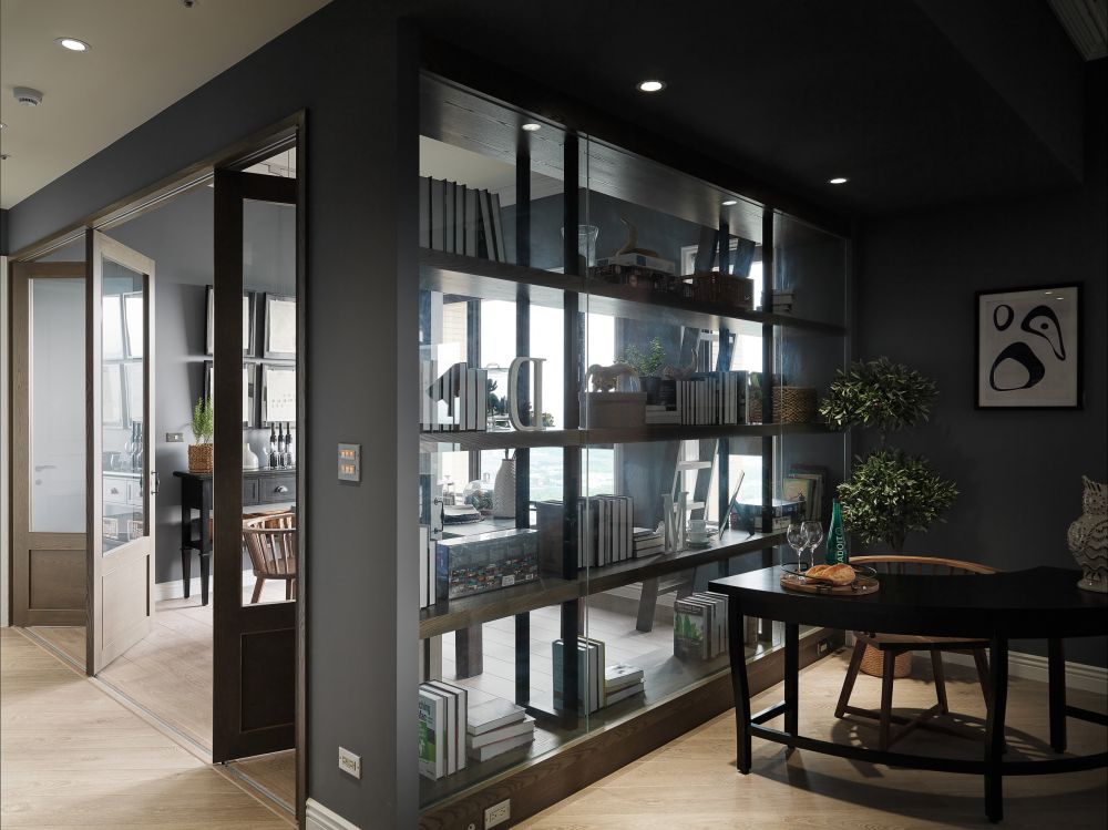 開放式,古典風,廚房,吧檯,色彩