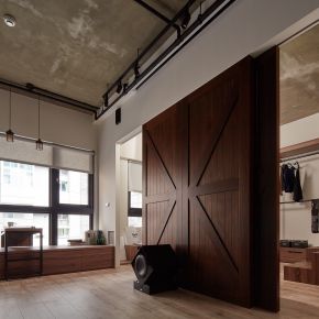 單身女子的LOFT宅 工業風 新成屋
