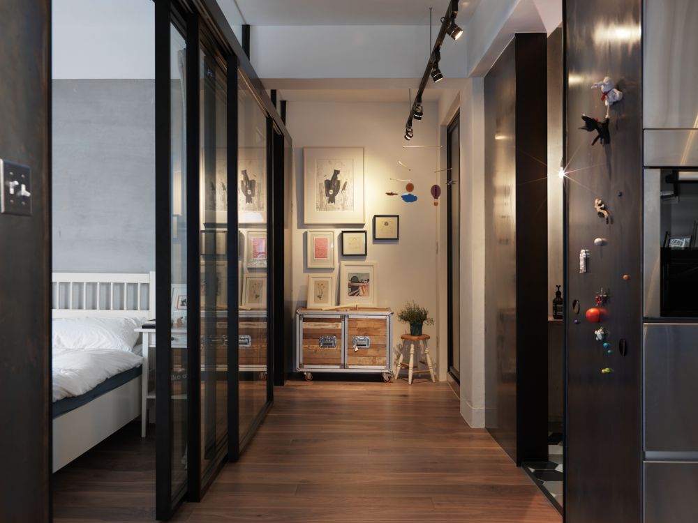 老屋翻新,LOFT,採光,水泥,鐵件