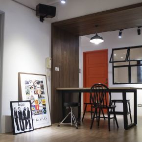 30坪英倫混合工業宅 工業風 老屋翻新