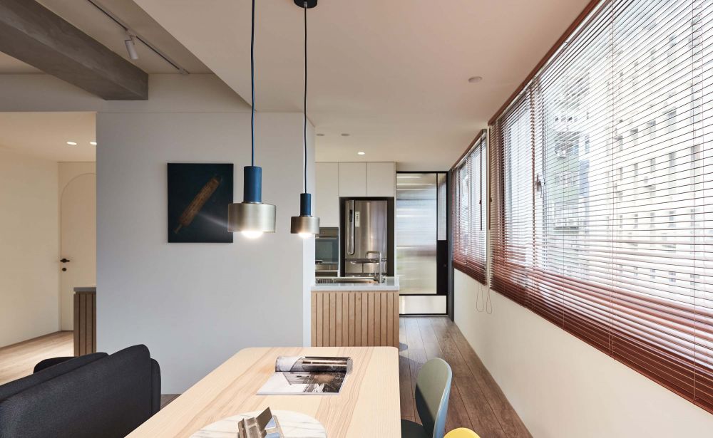 流動開放的交流客廳