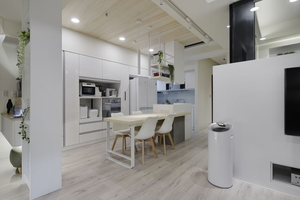 清新透亮北歐風！系統櫃構築自然系親子宅