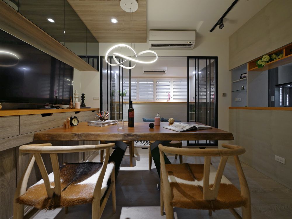 灰色主導・大地之采 混搭風 老屋翻新