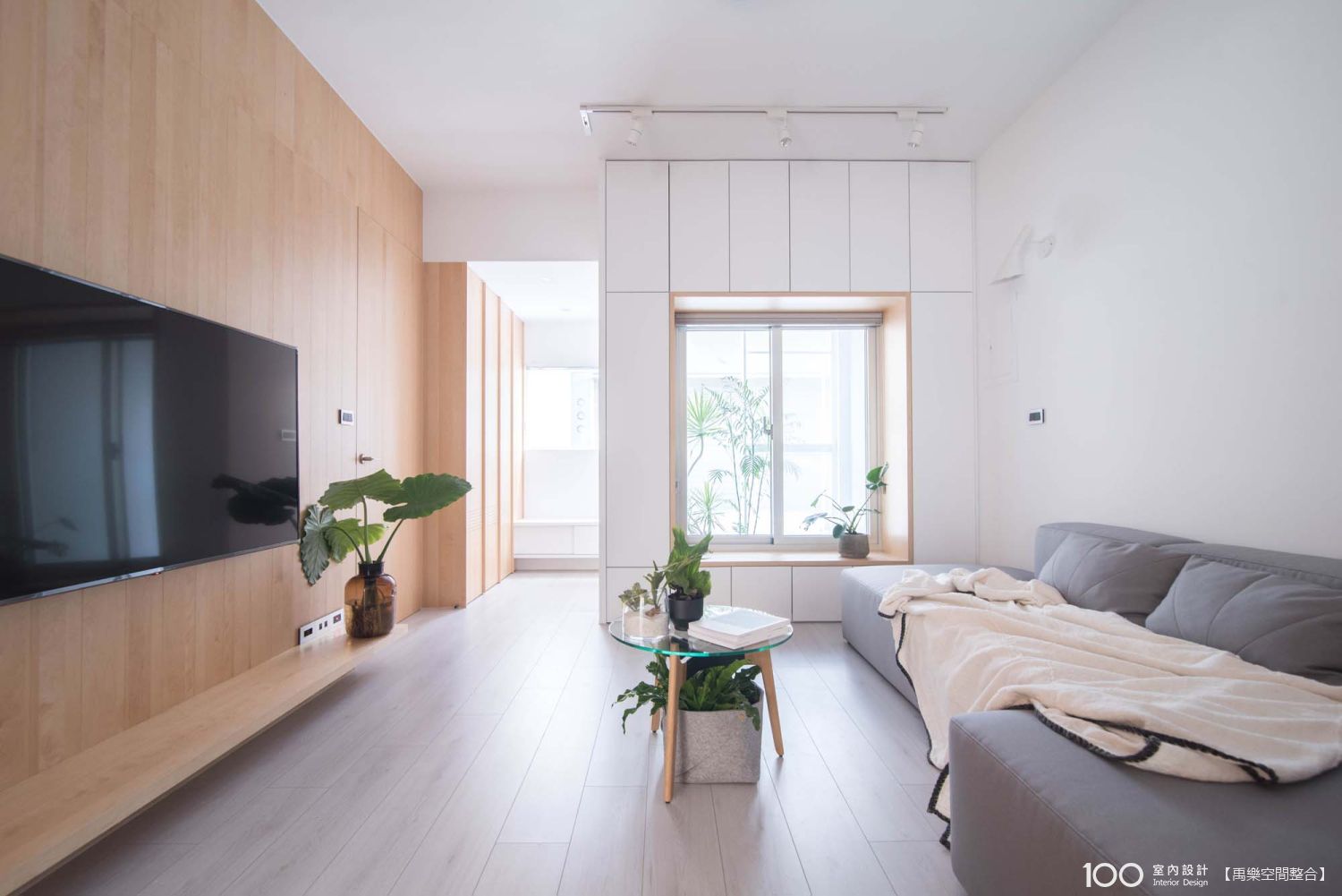現代風裝修 23坪 3房 HOUSE 37 裝修案例效果圖 - 100室內設計