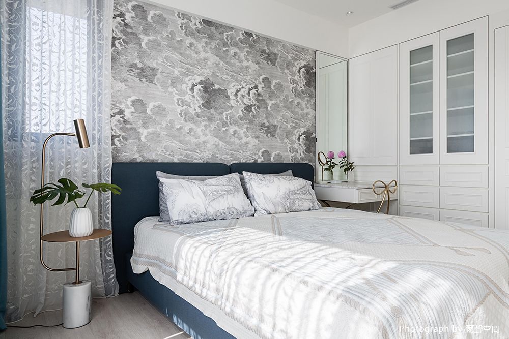 新成屋,跳色,藍色,開放式