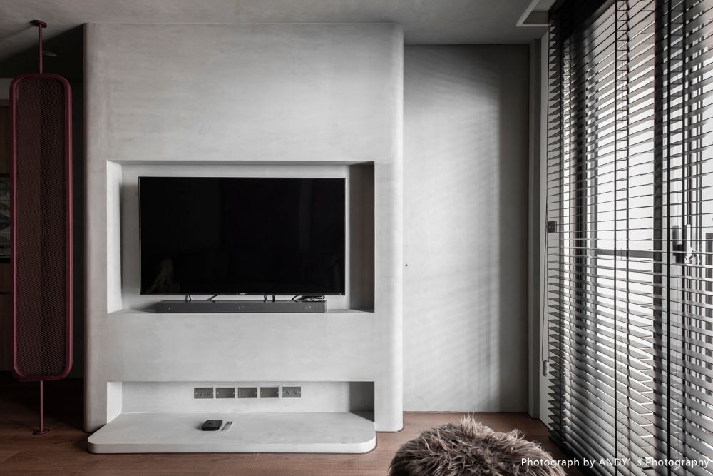 工業風,北歐風,鐵網屏風,黑板牆,特殊刮痕牆壁