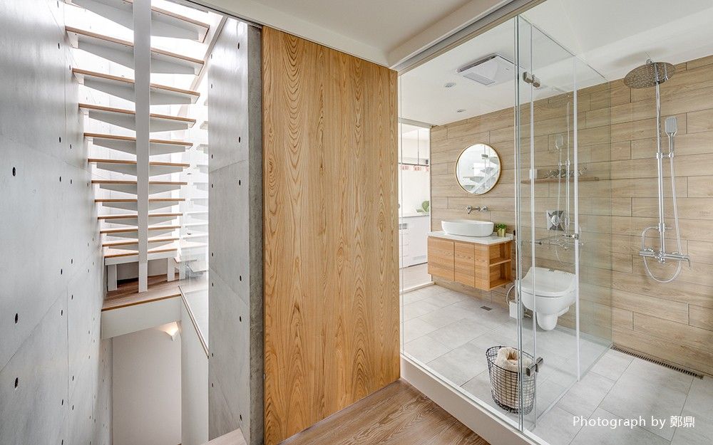 採光,玻璃隔間,質樸,療癒