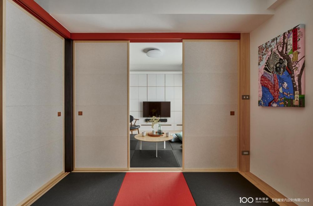 牆面使用和紙 京都的美神複製 100室內設計