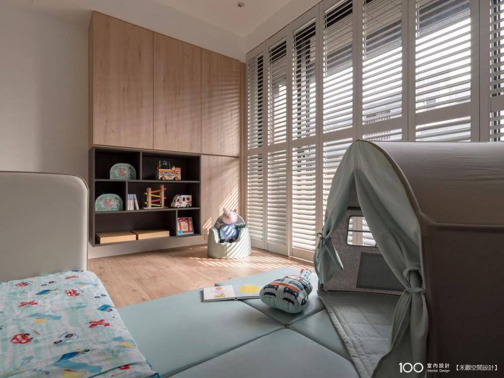 ▲移動式家具及擺設，孩子長大空間依舊適用。圖片由禾觀空間設計提供，看看這個作品其他部分