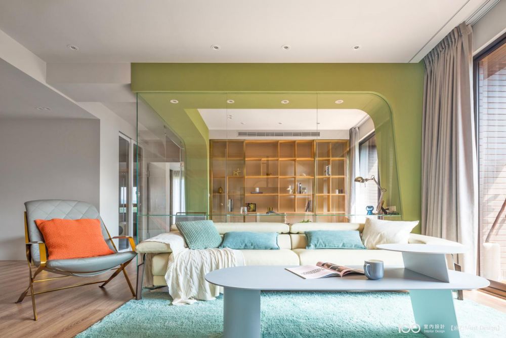綠色,新成屋,現代風,玻璃,色彩