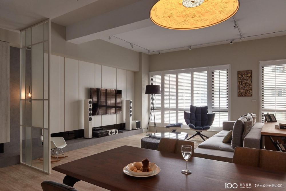 北歐風,親子宅,開放式,採光,新成屋