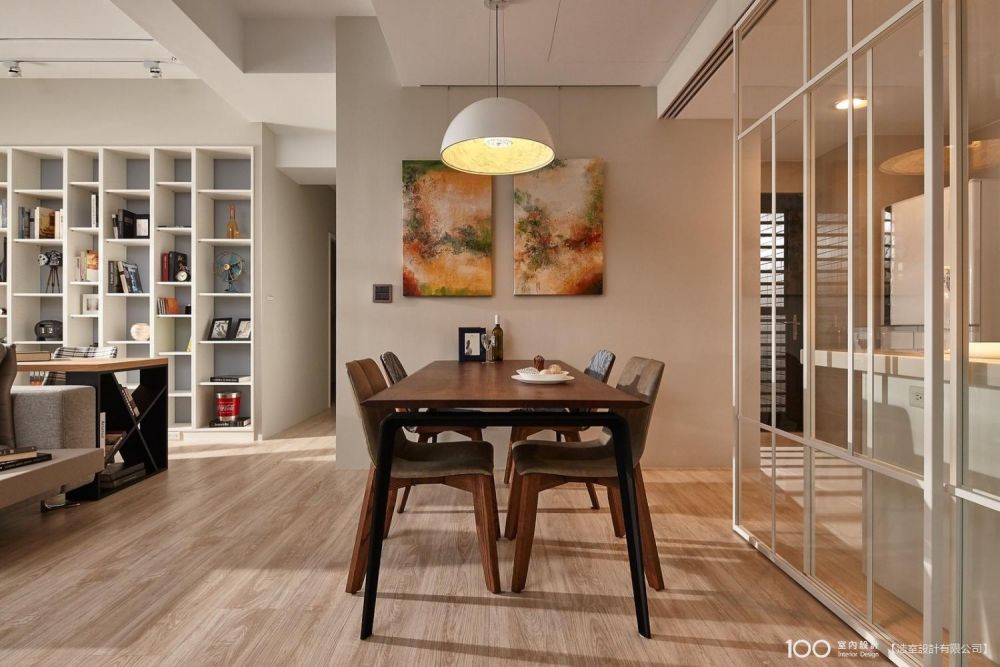 北歐風,親子宅,開放式,採光,新成屋